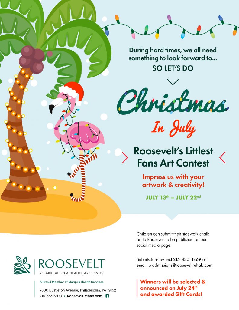 Christmas in July Roosevelt Rehab